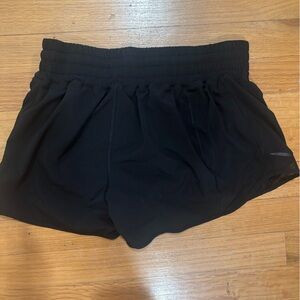 Black Lululemon HR HOTTY HOT 2.5 INCH